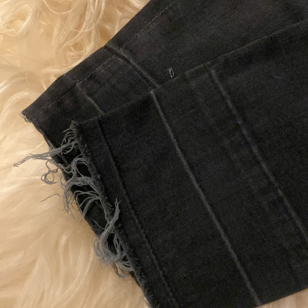 7 for all mankind. Women's /Dark Gray/Black Ankle Jeans size 24 - Picture 11 of 12